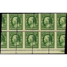 374, Mint NH Unbelievable Misperf ERROR Block of Eight Stamps - Stuart Katz