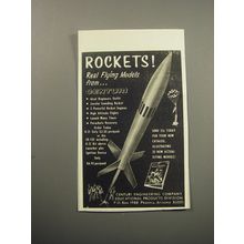 1967 Centuri Model Rockets Advertisement - Rockets! Real Flying models