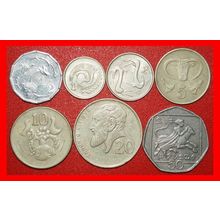 Ⰶ GREAT BRITAIN 1983-2004: CYPRUS★ 1/2-1-2-5-10-20-50 CENTS★LOW START★NO RESERVE