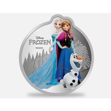 1 Oz Silver Collectible Disney Frozen Pamp Suisse In Capsule & Box w/ Coa