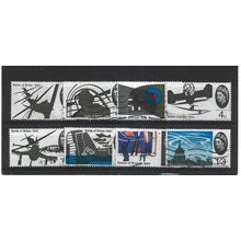 GB.25th Anniversary of Battle of Britain set of 8.Mounted Mint.Jul25