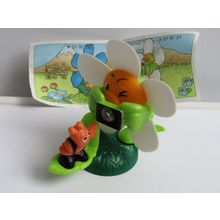 Kinder Surprise Toy 2001 K01-31 Flower Taking Picture of a Catapilla With Insert
