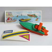 Kinder Surprise Toy 2001 K01-39 Speedboat - With Insert