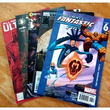 X5 Vintage Comics. Fantastic Four/Iron Man. etc.