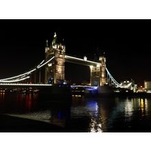 London Tower Bridge panels (2) Art Gallery Poster Canvas Print Wall Decoration