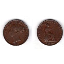 Great Britain. Victoria. Halfpenny 1853. dy22277