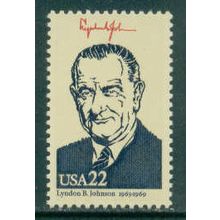 2219i 22c Lyndon Johnson Fine MNH W3190