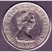 1990 Jersey 5 Pence Coin