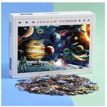 Adult Jigsaw Puzzle – 1000 Pieces Landscape Animation Space Travel Shape