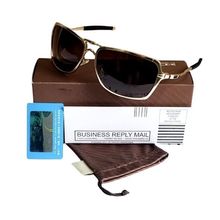 Inmate X-Metal Gold Brown Probation Sunglasses
