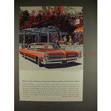 1964 Pontiac Bonneville Ad - So Many Left in Driveways!