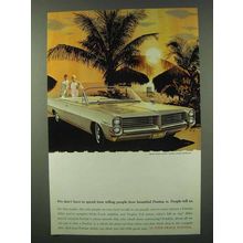 1964 Pontiac Bonneville Convertible Ad - How Beautiful