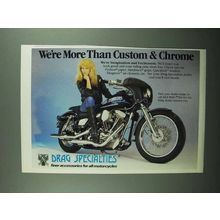 1989 Drag Specialties Accessories Ad - We're More Than
