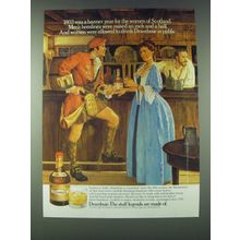 1989 Drambuie Liqueur Ad - 1803 was a banner year for the women of Scotland.
