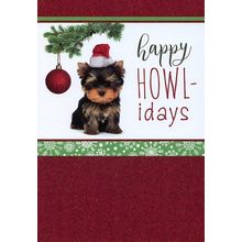 Happy Howlidays - Christmas Greeting Card - 25964