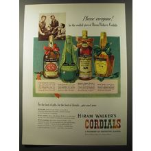 1953 Hiram Walker's Cordials Ad - Please everyone! be the cordial giver of