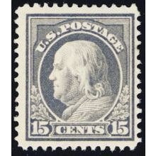 418, Mint FVF LH 15¢ Franklin - Stuart Katz