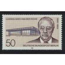 Berlin Ludwig Mies van der Rohe architect 1986 MNH SG#B713