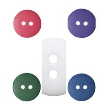 Trimits Matt Finish Buttons 11mm Smartie 2 Hole Baby Cardigan Knitting Sewing