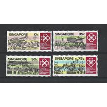 Singapore.25th Anniversary of the People's Association set of 4.Fine Used.Jul25