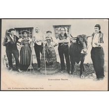 Unterwaldner Bauern, c.1910 - Karl Engelberger AK