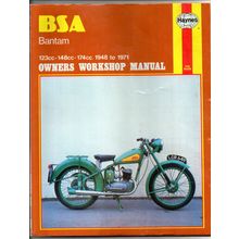B.S.A. BANTAM 1948-1971 HAYNES WORKSHOP MANUAL NUMBER 117