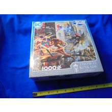 JUSTICE LEAGUE FEMALES 1000 Piece PUZZLE!! Thomas Kinkade!! MINT! $26.00 Shipped