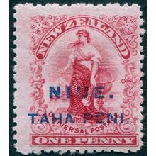 Niue 1902 1d carmine SG9 unused