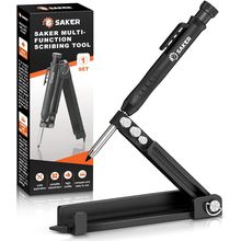 Saker Multi-Function Scribing Tool- Construction Pencil- Aluminum Alloy Scribe T
