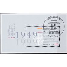 GERMANY BUND [1999] MiNr 2050 Block 48 ( Sonder-O/used )