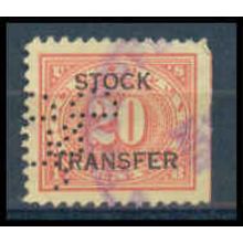 Used RD6 20c Stock Transfer Very Fine WA2379