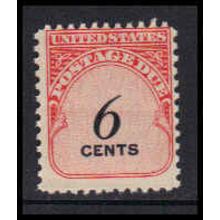 J94 6c Postage Due Average Plus MNH K5450