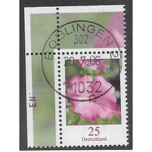 GER 2005 25c 'FLOWERS DEFINITIVES' ( CORNER MARGIN) FINE USED (EBID75-385)