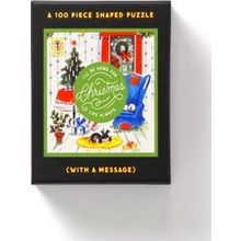 100 Piece Mini Shaped Puzzle: Home For Christmas