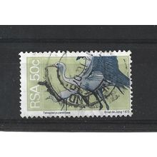 SouthAfrica.SG362 50c Stanley Cranes.Fine Used.Sep25b