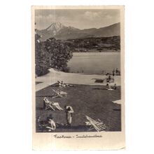 FAAKER SEE, Lake Faak, AUSTRIA .used vintage postcard 1951 postmark