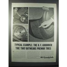 1947 B.F. Goodrich Tires Ad - Typical Example