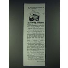 1958 Alpa 6 Camera Ad - The swiss prove they are masters in the art of precision