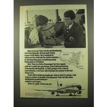 1975 Delta Airlines Ad - Tom Sineath