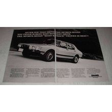 1981 Saab 900 Turbo Ad - Test Drive the Sports Sedan