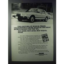 1981 Saab 900 Turbo Ad - The Editors of Road & Track
