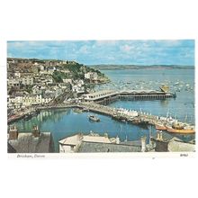 BRIXHAM, DEVON unused vintage postcard by Harvey Barton (a) =