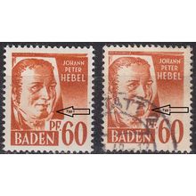 GERMANY Alliiert Franz. Zone [Baden] MiNr 0010 yv I ( **/mnh ) [01] und O/used