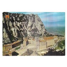 THE MONASTERY, MONTSERRAT, SPAIN unused postcard