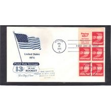 FDC Artmater C79a 13c Letter Pane(5/Slogan 8) (Cachet-Label/A) CV41316