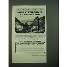 1956 West Virginia Industrial & Publicity Commission Ad - This year travel