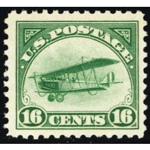 C2, Mint VF LH 16¢ - Second Airmail Stamp - Stuart Katz