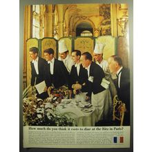 1960 French Government Tourist Office Ad - How much do you think it costs