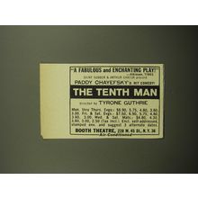 1960 The Tenth Man Play Advertisement - A Fabulous and Enchanting Play!