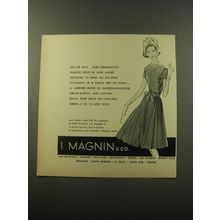 1960 I. Magnin Dress by Jane Andre Advertisement - On its way